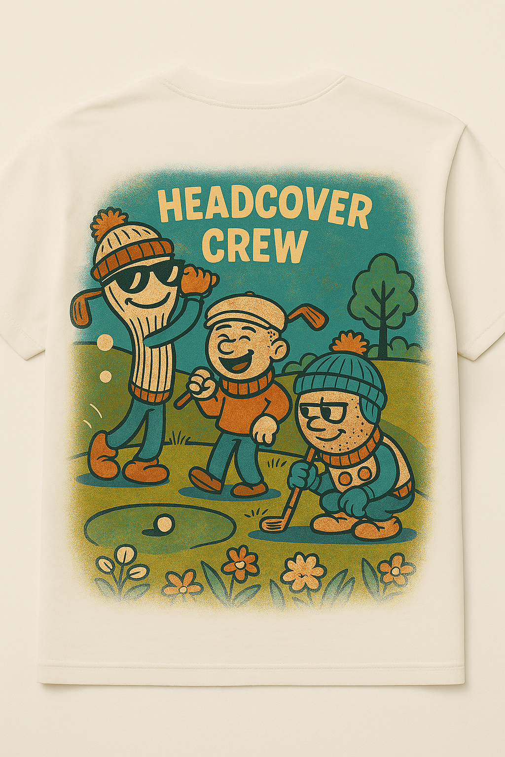 Carts and Caddies “Headcover Crew” Tee